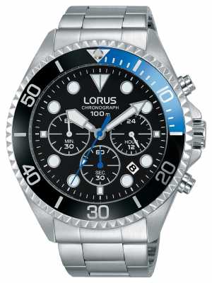 Lorus Mens Sport Chronograph Stainless Steel Bracelet RT315GX9 Lorus Mens Sport Chronograph Stainless Steel Bracelet RT315GX9