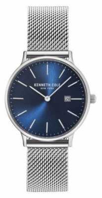Kenneth Cole Womans Stainless Steel Mesh Strap Blue Dial KC15057005 Kenneth Cole Womans Stainless Steel Mesh Strap Blue Dial KC15057005