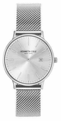Kenneth Cole Womans Stainless Steel Mesh Bracelet Silver Dial KC15057007 Kenneth Cole Womans Stainless Steel Mesh Bracelet Silver Dial KC15057007