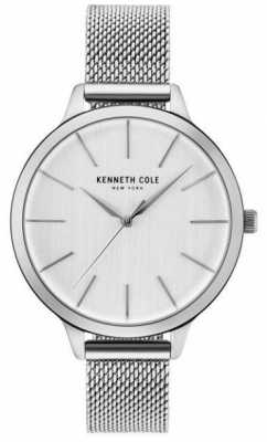 Kenneth Cole Womans Silver Dial Silver Stainless Steel Mesh Bracelet KC15056009 Kenneth Cole Womans Silver Dial Silver Stainless Steel Mesh Bracelet KC15056009