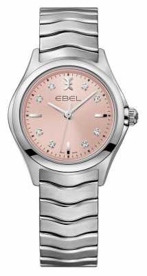 EBEL Wave Womens Pink Dial stainless steel Watch 1216217 EBEL Wave Womens Pink Dial stainless steel Watch 1216217