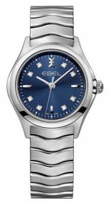 EBEL Wave Womens Blue Dial stainless steel Watch 1216315 EBEL Wave Womens Blue Dial stainless steel Watch 1216315