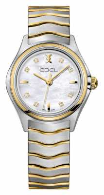 EBEL Wave Womens Two-tone Watch 1216197 EBEL Wave Womens Two-tone Watch 1216197