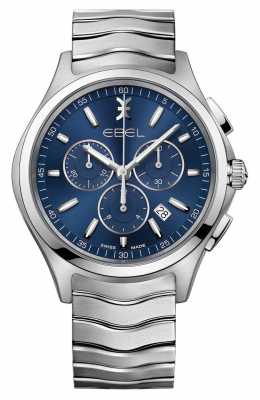 EBEL Wave Gents Blue Dial Chronograph Watch 1216344 EBEL Wave Gents Blue Dial Chronograph Watch 1216344