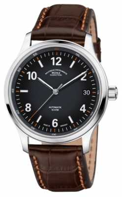 Muhle Glashutte Mens Lunova Datum Automatic Brown Leather M1-43-16-LB Muhle Glashutte Mens Lunova Datum Automatic Brown Leather M1-43-16-LB