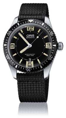 Oris Divers Sixty-five Automatic Fabric Strap Black Dial 01 733 7707 4064-07 5 20 24 Oris Divers Sixty-five Automatic Fabric Strap Black Dial 01 733 7707 4064-07 5 20 24
