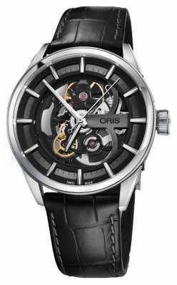 Oris Artix Skeleton Automatic Black Leather Strap 01 734 7714 4054-07 5 19 81FC Oris Artix Skeleton Automatic Black Leather Strap 01 734 7714 4054-07 5 19 81FC