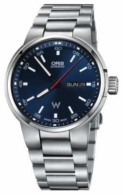 Oris Williams Day Date Automatic Stainless Steel Blue Dial 01 735 7740 4155-07 8 24 50S Oris Williams Day Date Automatic Stainless Steel Blue Dial 01 735 7740 4155-07 8 24 50S