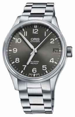 Oris Big Crown Propilot Date Stainless Steel Grey Dial 01 751 7697 4063-07 8 20 19 Oris Big Crown Propilot Date Stainless Steel Grey Dial 01 751 7697 4063-07 8 20 19