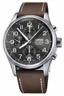 Oris Big Crown Propilot Automatic Chronograph Brown Leather Strap 01 774 7699 4063-07 5 22 05FC Oris Big Crown Propilot Automatic Chronograph Brown Leather Strap 01 774 7699 4063-07 5 22 05FC