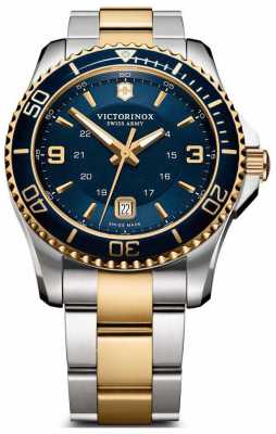 Victorinox Swiss Army Mens Maverick Large Two Tone Bracelet 241789 Victorinox Swiss Army Mens Maverick Large Two Tone Bracelet 241789
