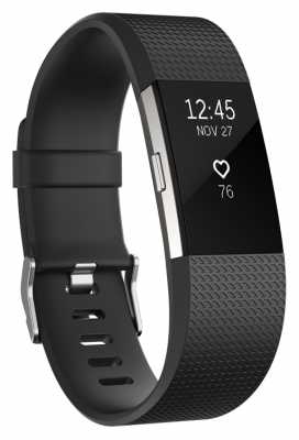 Fitbit Charge 2 - Black, Large FB407SBKL-EU Fitbit Charge 2 - Black, Large FB407SBKL-EU