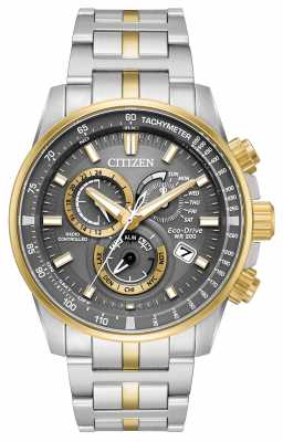 Citizen Mens Eco-drive Radio Controlled Two Tone Chrono AT4124-51H Citizen Mens Eco-drive Radio Controlled Two Tone Chrono AT4124-51H