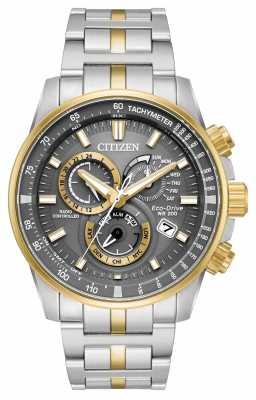 Citizen Mens Eco-drive Radio Controlled Two Tone Chrono AT4124-51H Citizen Mens Eco-drive Radio Controlled Two Tone Chrono AT4124-51H