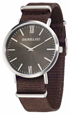 Morellato Mens Vela Brown Dial Brown Strap Watch R0151134007 Morellato Mens Vela Brown Dial Brown Strap Watch R0151134007
