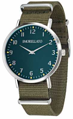 Morellato Mens Vela Green Dial/strap Watch R0151134004 Morellato Mens Vela Green Dial/strap Watch R0151134004