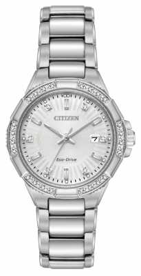 Citizen Riva Eco-Drive S/Steel Diamond Set EW2460-56A Citizen Riva Eco-Drive S/Steel Diamond Set EW2460-56A