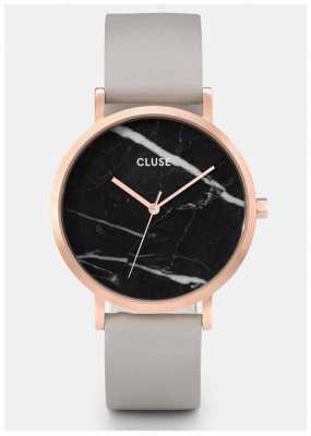 CLUSE La Roche Rose Gold Case Marble Dial/grey Strap CL40006 CLUSE La Roche Rose Gold Case Marble Dial/grey Strap CL40006