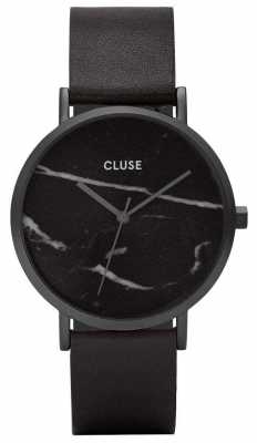 CLUSE La Roche Black Case Marble Dial/black Strap CL40001 CLUSE La Roche Black Case Marble Dial/black Strap CL40001