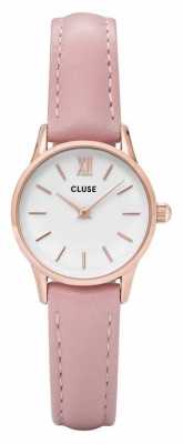 CLUSE La Vendette Rose Gold Case White Dial/pink Strap CL50010 CLUSE La Vendette Rose Gold Case White Dial/pink Strap CL50010