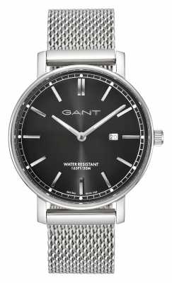 GANT Mens Nashville Stainless Steel Mesh Black Dial GT006008 GANT Mens Nashville Stainless Steel Mesh Black Dial GT006008