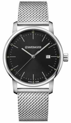 Wenger mens Urban Classic Stainless Steel Mesh Watch 01.1741.114 Wenger mens Urban Classic Stainless Steel Mesh Watch 01.1741.114