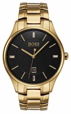 Hugo Boss Mens Governor Gold Bracelet Watch 1513521 Hugo Boss Mens Governor Gold Bracelet Watch 1513521