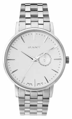 GANT Mens Park Hill II Stainless Steel White Dial W10845 GANT Mens Park Hill II Stainless Steel White Dial W10845