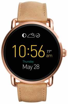 Fossil Gen 2 Q Wander Smartwatch Light Brown Leather FTW2102 Fossil Gen 2 Q Wander Smartwatch Light Brown Leather FTW2102