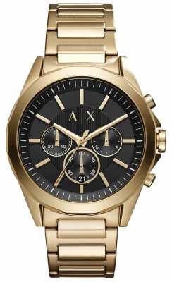 Armani Exchange Mens Chronograph Stainless Steel Black Dial AX2611 Armani Exchange Mens Chronograph Stainless Steel Black Dial AX2611