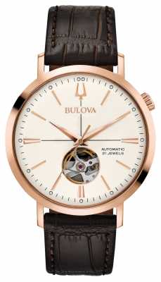 Bulova Mens Classic Automatic Rose Gold Tone 97A136 Bulova Mens Classic Automatic Rose Gold Tone 97A136