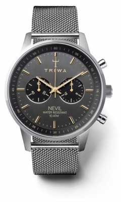 Triwa Smokey Nevil Stainless Steel Silver Mesh TR.NEST114-ME021212 Triwa Smokey Nevil Stainless Steel Silver Mesh TR.NEST114-ME021212