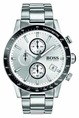 Hugo Boss Mens Rafale Chronograph White Dial 1513511 Hugo Boss Mens Rafale Chronograph White Dial 1513511
