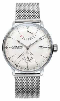 Junkers Mens Bauhaus Auto Steel Mesh Watch 6060M-5 Junkers Mens Bauhaus Auto Steel Mesh Watch 6060M-5