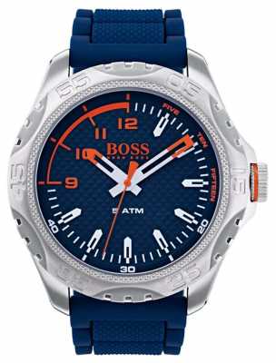 Hugo Boss Orange Mens Honolulu Watch In Blue Rubber 1550031 Hugo Boss Orange Mens Honolulu Watch In Blue Rubber 1550031