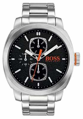 Hugo Boss Orange Mens Capetown Watch Black Dial Stainless Steel 1550029 Hugo Boss Orange Mens Capetown Watch Black Dial Stainless Steel 1550029