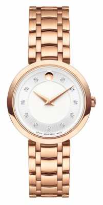 Movado Womans 1881 Quartz Rose Gold Tone Bracelet 0607100 Movado Womans 1881 Quartz Rose Gold Tone Bracelet 0607100