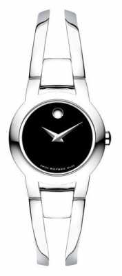 Movado Womans Amorosa Silver Tone Steel Bangle 0604759 Movado Womans Amorosa Silver Tone Steel Bangle 0604759