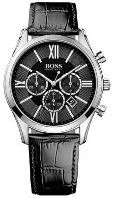 Hugo Boss Ambassador Black Leather 1513194 Hugo Boss Ambassador Black Leather 1513194