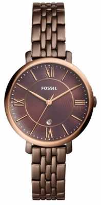 Fossil Womans Jacqueline Brown Stainless Steel Watch ES4275 Fossil Womans Jacqueline Brown Stainless Steel Watch ES4275
