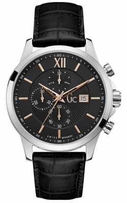 Gc Mens Executive Classic Black Chronograph Watch Y27001G2 Gc Mens Executive Classic Black Chronograph Watch Y27001G2