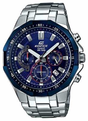 Casio Mens Edifice Blue Chronograph Watch EFR-554RR-2AVUEF Casio Mens Edifice Blue Chronograph Watch EFR-554RR-2AVUEF