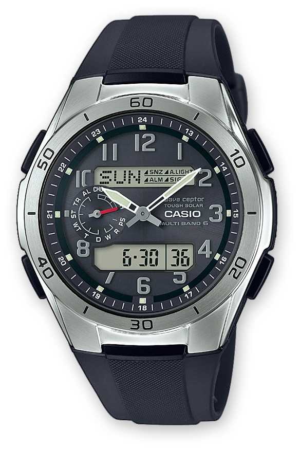 Casio Mens Waveceptor Solar Watch WVA-M650-1A2ER