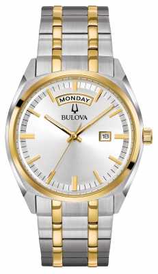 Bulova Mens Classic Two Tone Steel Bracelet 98C127 Bulova Mens Classic Two Tone Steel Bracelet 98C127
