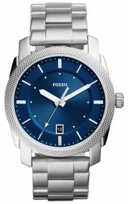 Fossil Mens Machine Watch Stainless Steel Blue Dial FS5340 Fossil Mens Machine Watch Stainless Steel Blue Dial FS5340