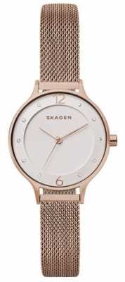 Skagen Womans Anita Medium Rose Gold Tone Mesh SKW2650 Skagen Womans Anita Medium Rose Gold Tone Mesh SKW2650