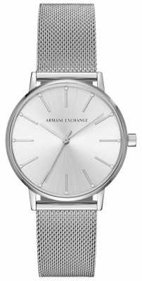 Armani Exchange Womans Stainless Steel Mesh Bracelet AX5535 Armani Exchange Womans Stainless Steel Mesh Bracelet AX5535