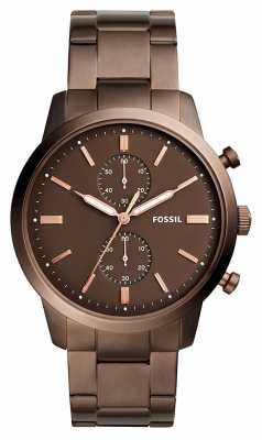 Fossil Mens Townsman Chronograph Brown FS5347 Fossil Mens Townsman Chronograph Brown FS5347