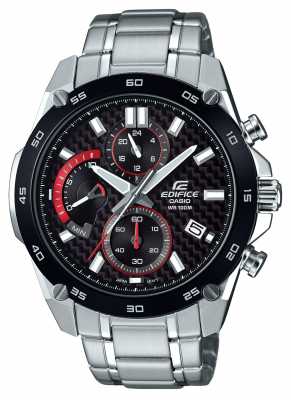 Casio Edifice Carbon Fibre Chronograph Stainless Steel EFR-557CDB-1AVUEF Casio Edifice Carbon Fibre Chronograph Stainless Steel EFR-557CDB-1AVUEF
