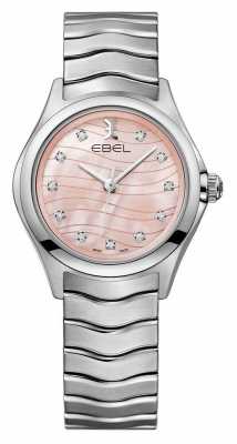EBEL Womens Wave Pink Dial Watch 1216268 EBEL Womens Wave Pink Dial Watch 1216268